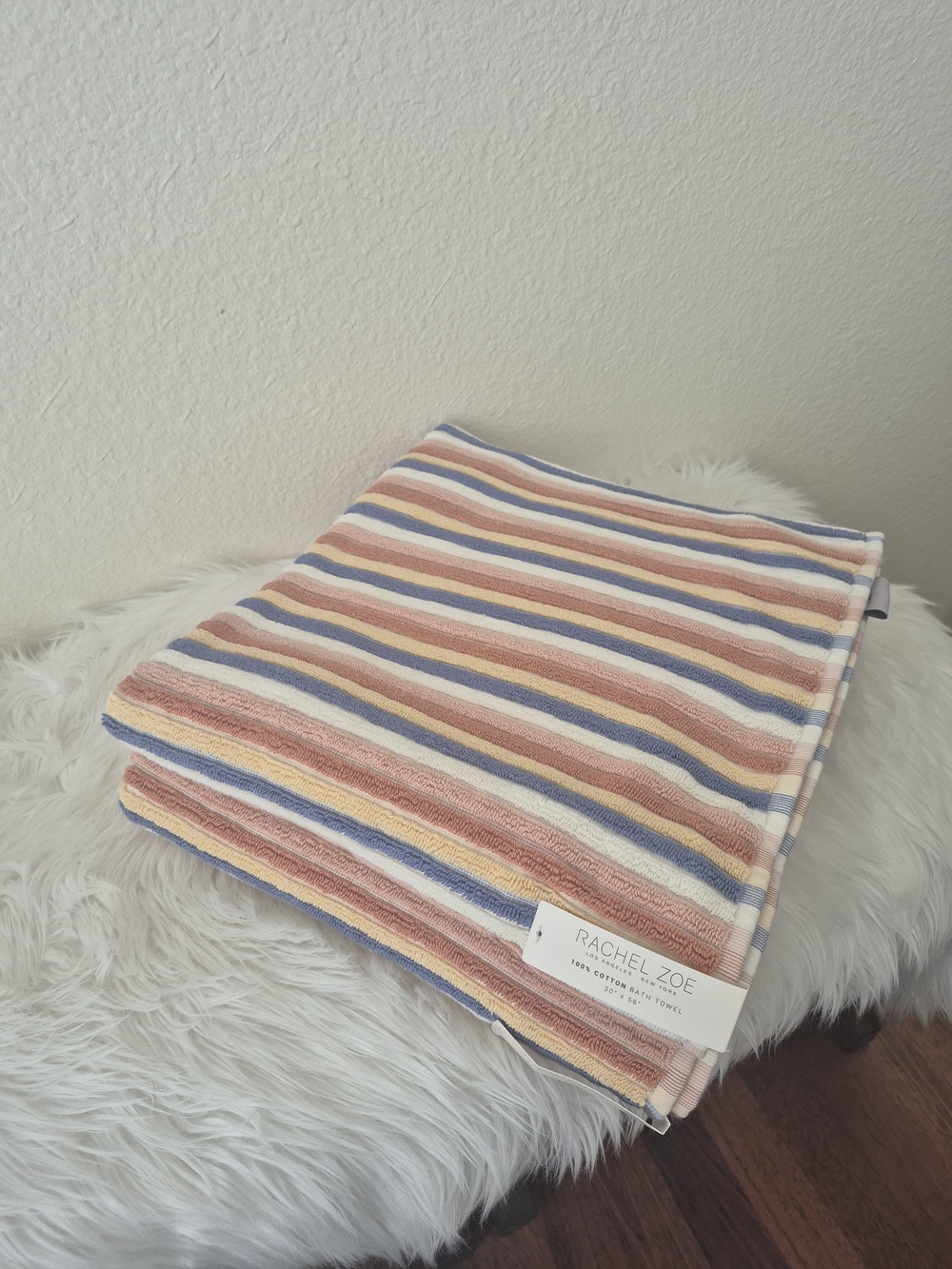 Rachel Zoe 100% cotton 2pc Bath towel sets